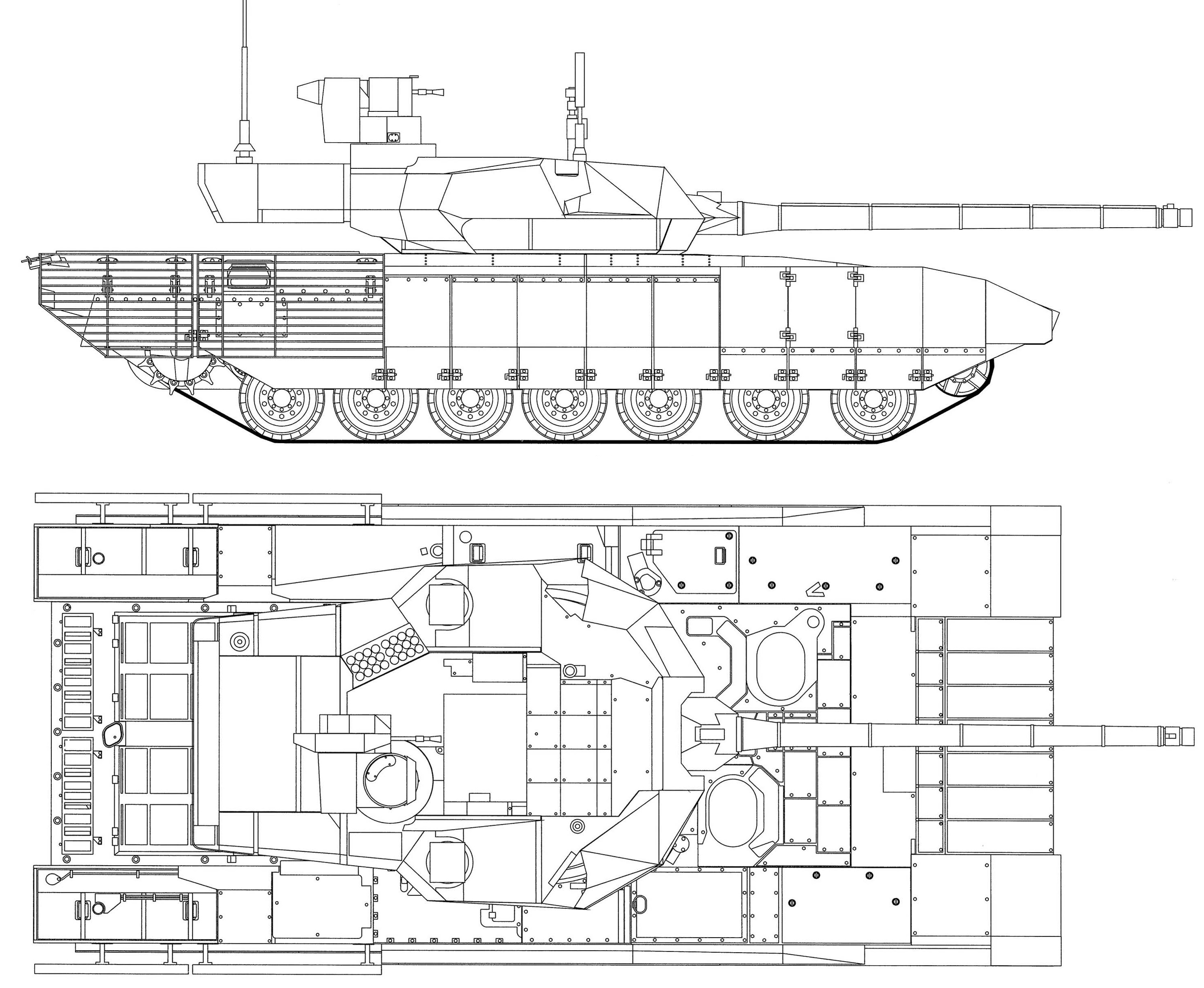 Армата т 14 схема