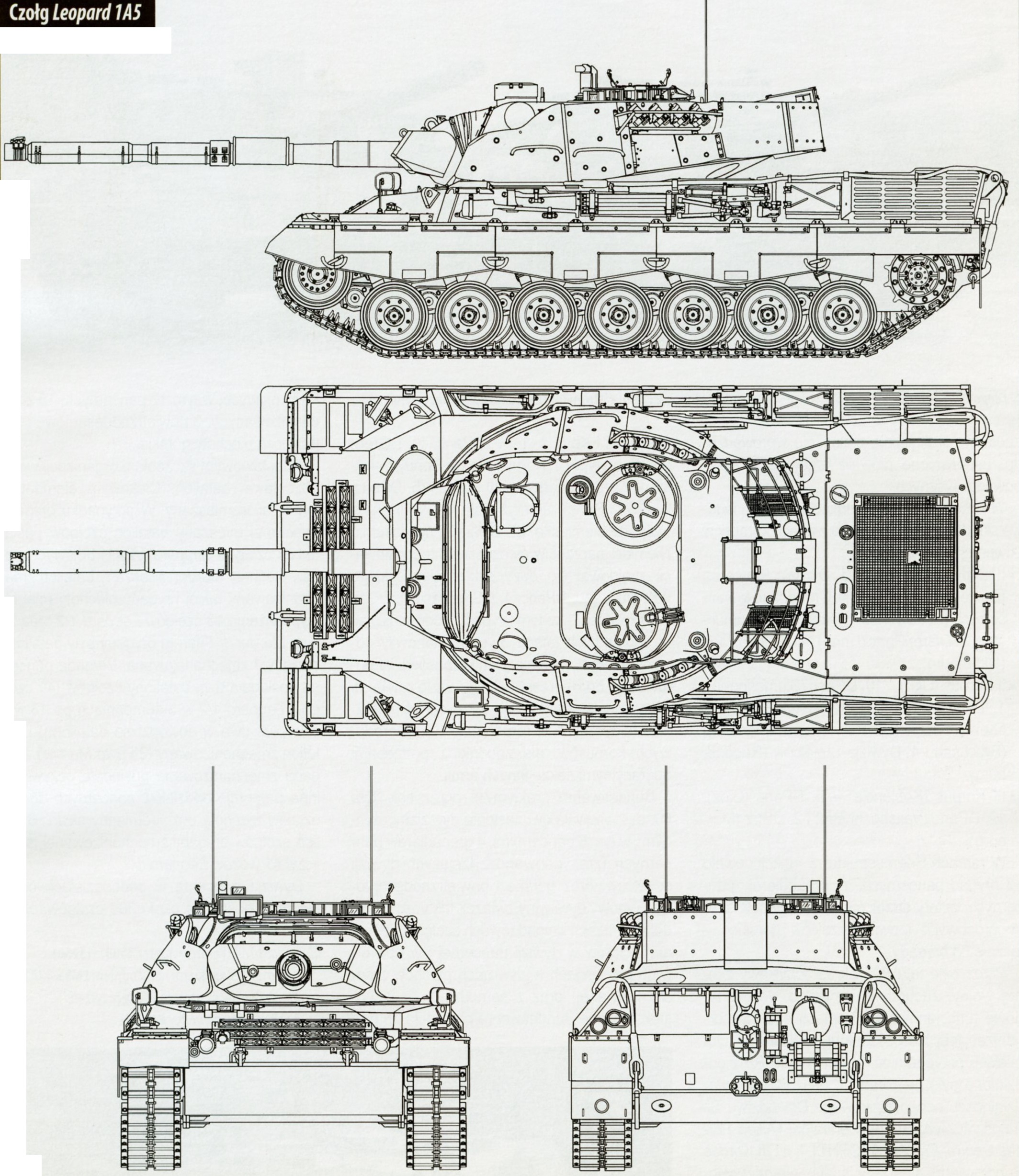 Леопард 1 чертеж