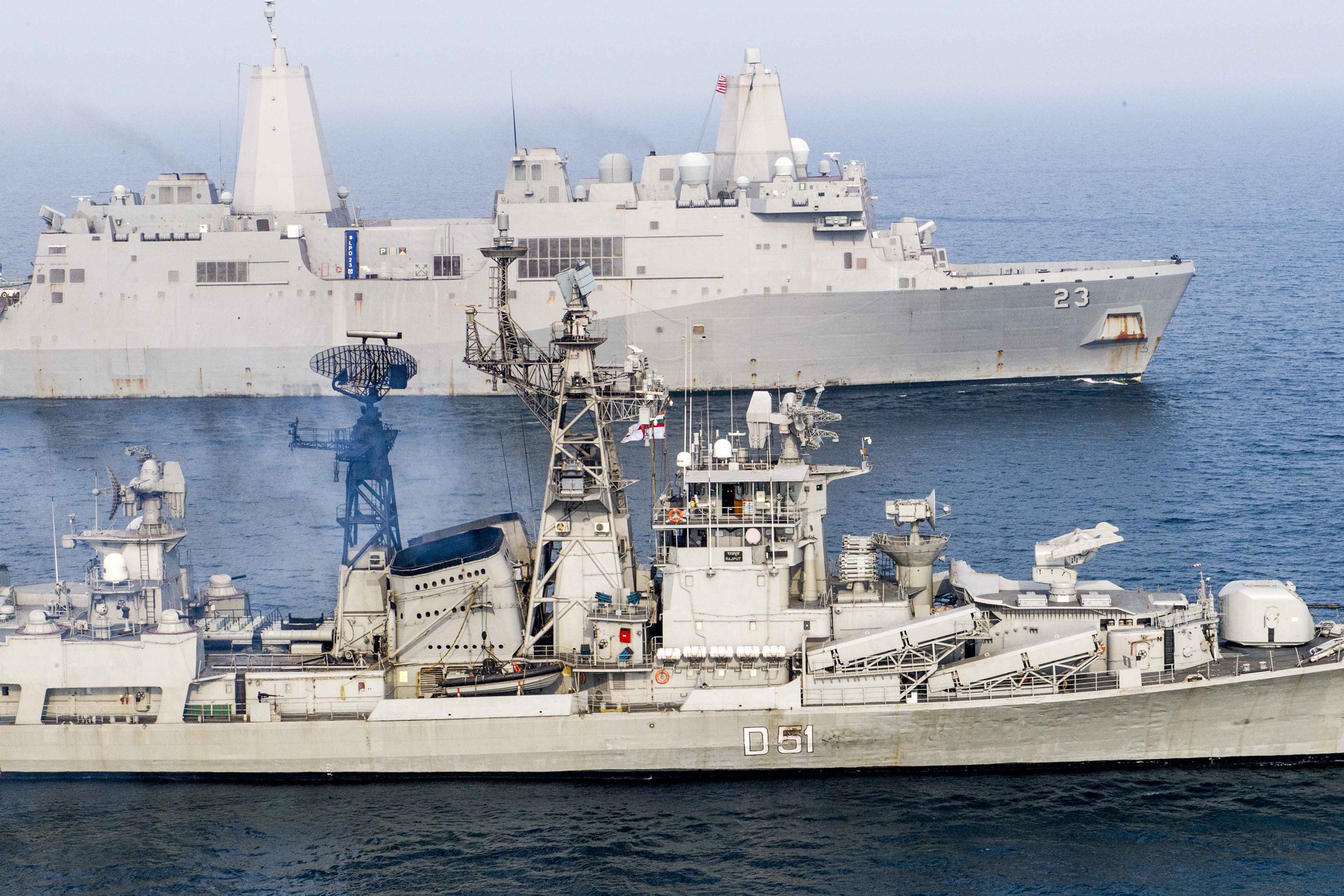 Ins tr. Эсминец ins Rajput (d51). Эсминец ins Ranvijay (d55). Ins Rajput d51. USS Milius DDG-69.